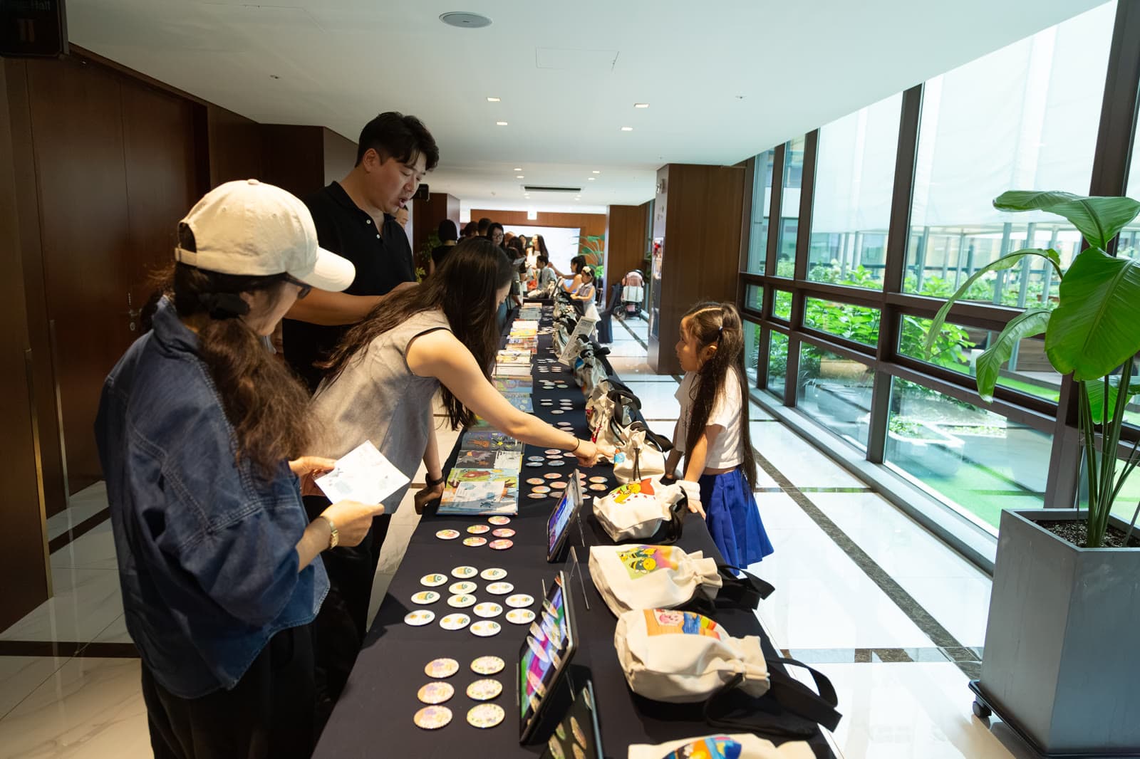 Exhibition reception
