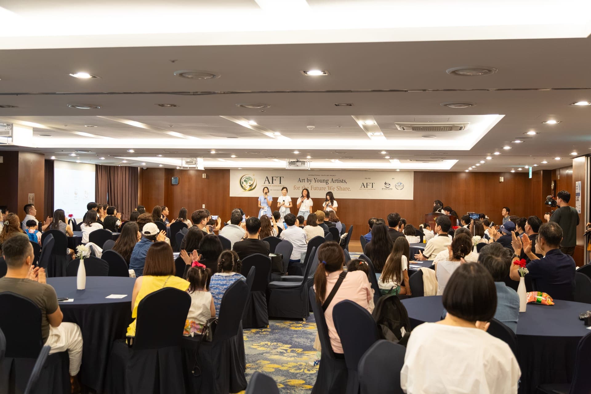 The exhibition opening ceremony